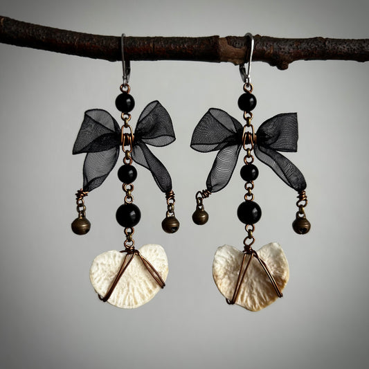 Bow Vertebrae Earrings 4