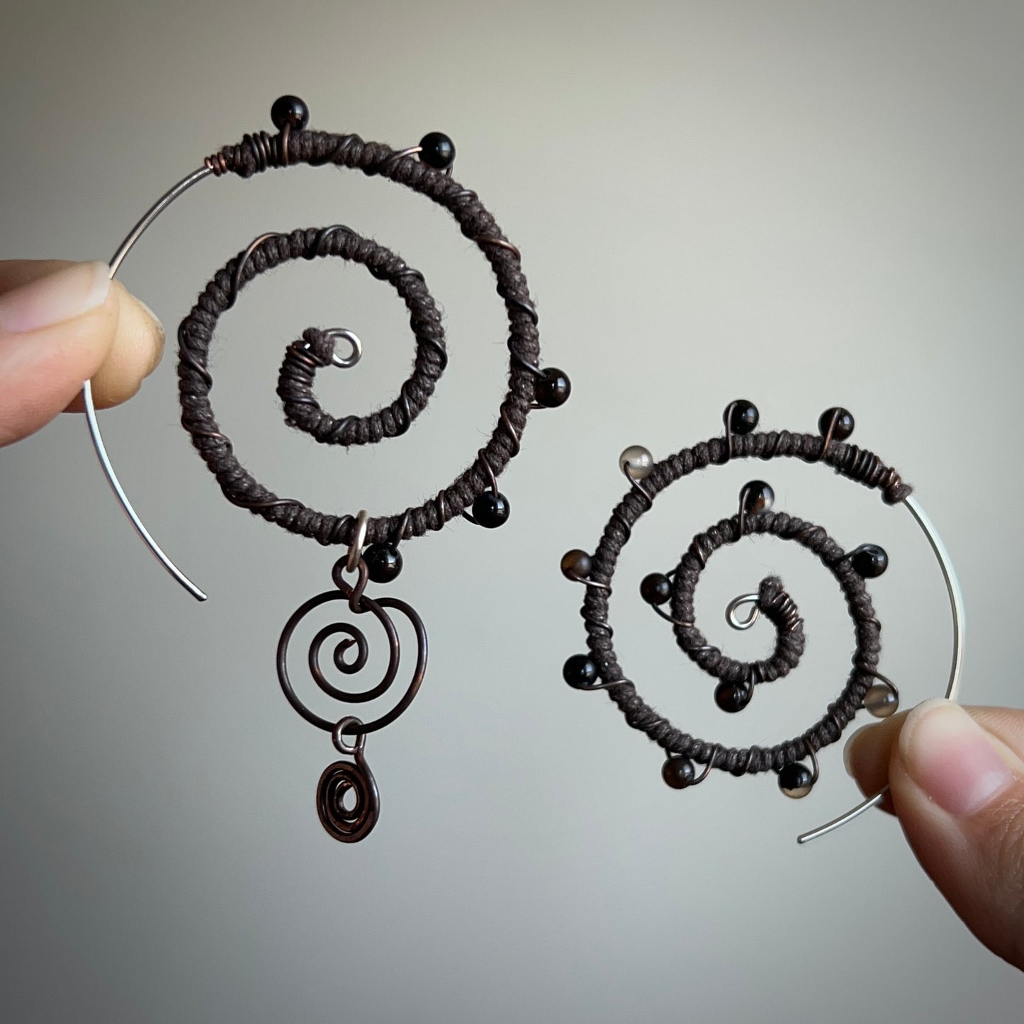 Agate Ear Spirals